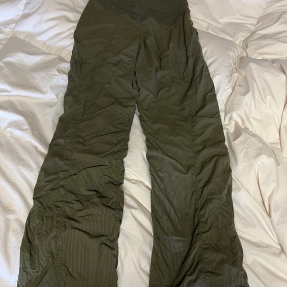 COPY - Lululemon Dance Studio pants lined Army Green 2 Full Length Cinched hem - Picture 9 of 15